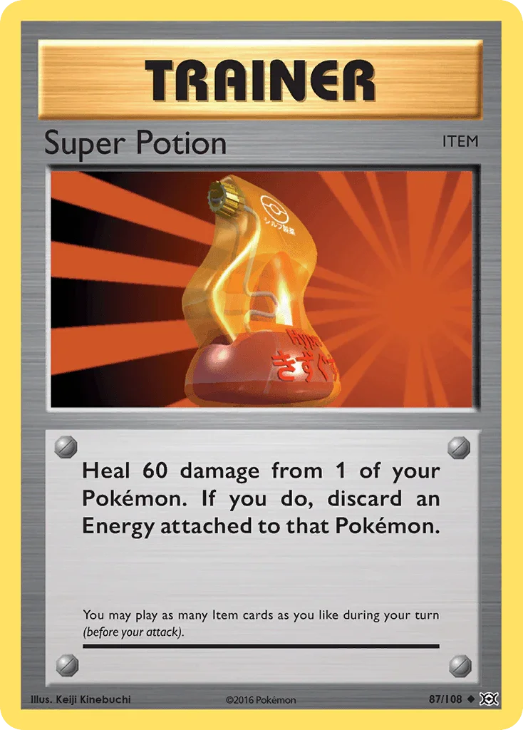 87, Item, Normal, Reverse Holofoil, Uncommon, XY: Evolutions Super Potion (87/108) [XY: Evolutions] - Trading Card World