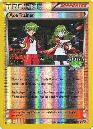 69, Promo, Reverse Holofoil, Supporter, XY: Ancient Origins Ace Trainer (69/98) (International Challenge Promo Staff) [XY: Ancient Origins] - Trading Card World