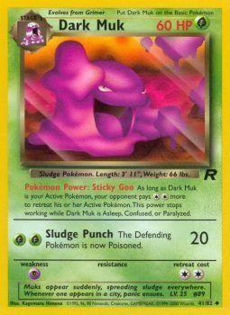 41, Grass, Normal, Psychic[×2], Team Rocket Unlimited, Uncommon Dark Muk (41/82) [Team Rocket Unlimited] - Trading Card World