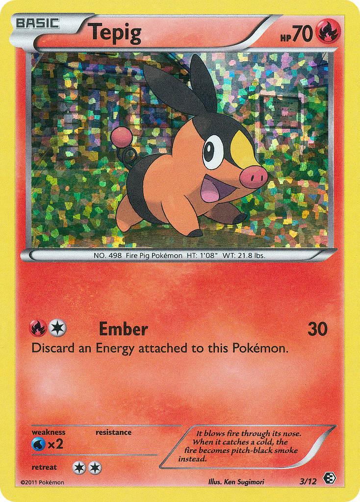 Fire, Holofoil, McDonald's Promos: 2011 Collection, Promo, Water[×2] Tepig (3/12) [McDonald's Promos: 2011 Collection] - Trading Card World