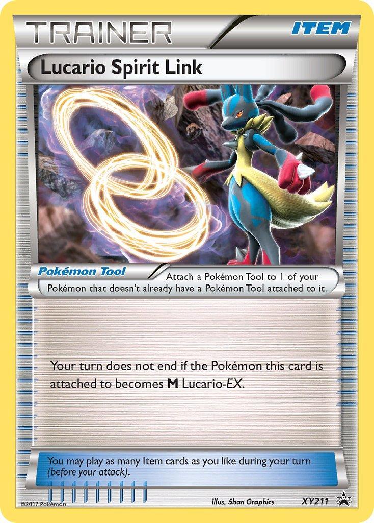 Item, Normal, Promo, XY211, XY: Black Star Promos Lucario Spirit Link (XY211) [XY: Black Star Promos] - Trading Card World