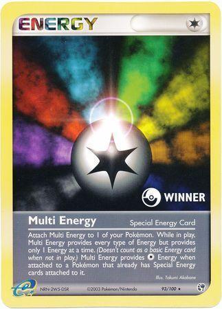 93, Colorless, EX: Sandstorm, Holofoil, Promo Multi Energy (93/100) (Jumbo Card) [EX: Sandstorm] - Trading Card World