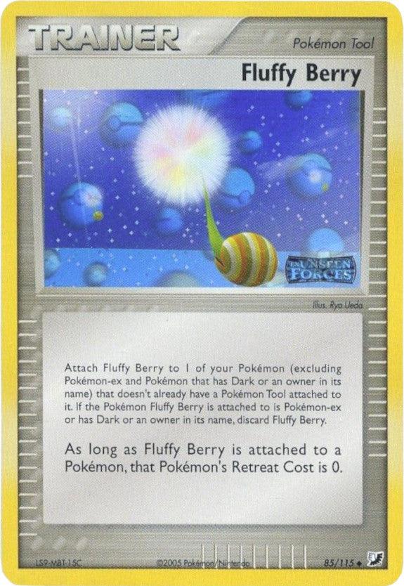 85, EX: Unseen Forces, Item, Reverse Holofoil, Uncommon Fluffy Berry (85/115) (Stamped) [EX: Unseen Forces] - Trading Card World