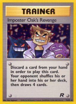 76, Normal, Team Rocket Unlimited, Trainer, Uncommon Imposter Oak's Revenge (76/82) [Team Rocket Unlimited] - Trading Card World