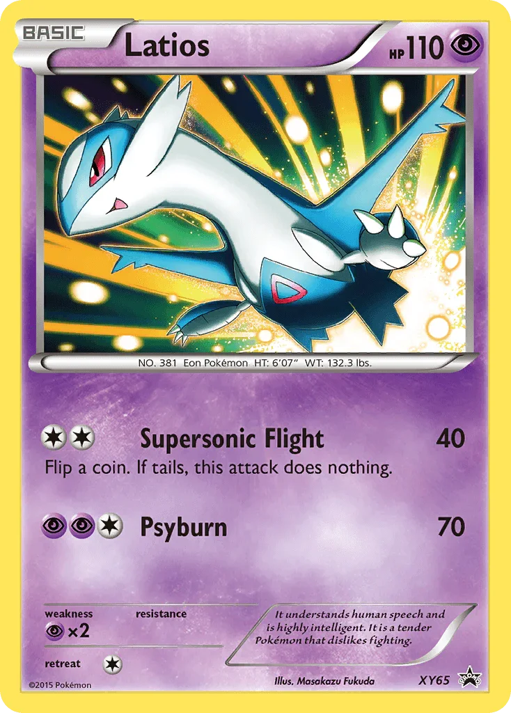 Holofoil, Promo, Psychic, Psychic[×2], XY65, XY: Black Star Promos Latios (XY65) [XY: Black Star Promos] - Trading Card World