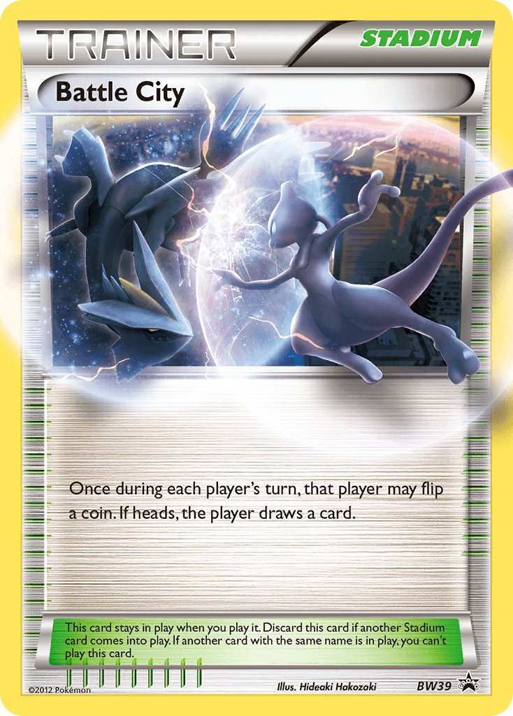 Black & White: Black Star Promos, Black Star Promo, BW39, Holofoil, Stadium Battle City (BW39) [Black & White: Black Star Promos] - Trading Card World