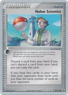 97, Normal, Supporter, Uncommon, World Championships 2007 Holon Scientist (97/113) (Legendary Ascent - Tom Roos) [World Championships 2007] - Trading Card World