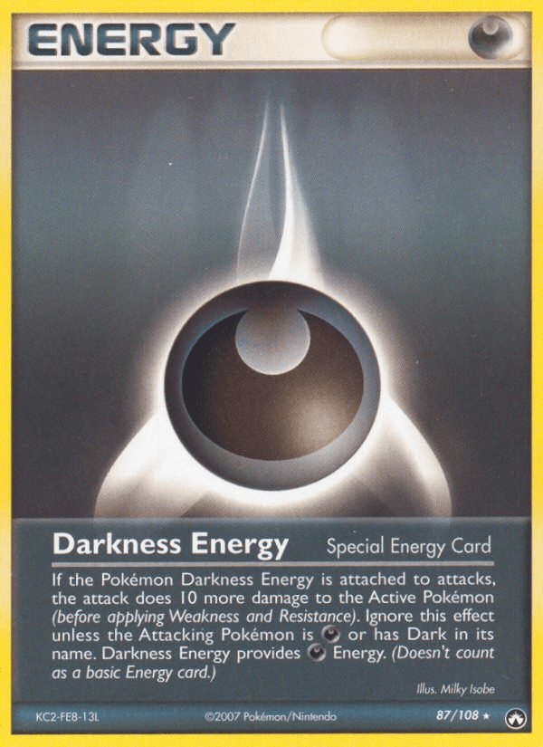 87, Energy, EX: Power Keepers, Normal, Rare Darkness Energy (87/108) [EX: Power Keepers] - Trading Card World