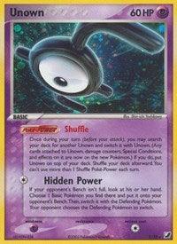EX: Unseen Forces, Holo Rare, Holofoil, Psychic Unown (E) (E/28) [EX: Unseen Forces] - Trading Card World