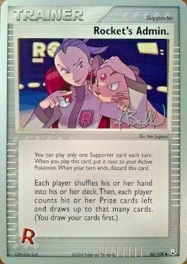 86, Normal, Supporter, Uncommon, World Championships 2006 Rocket's Admin. (86/109) (Eeveelutions - Jimmy Ballard) [World Championships 2006] - Trading Card World