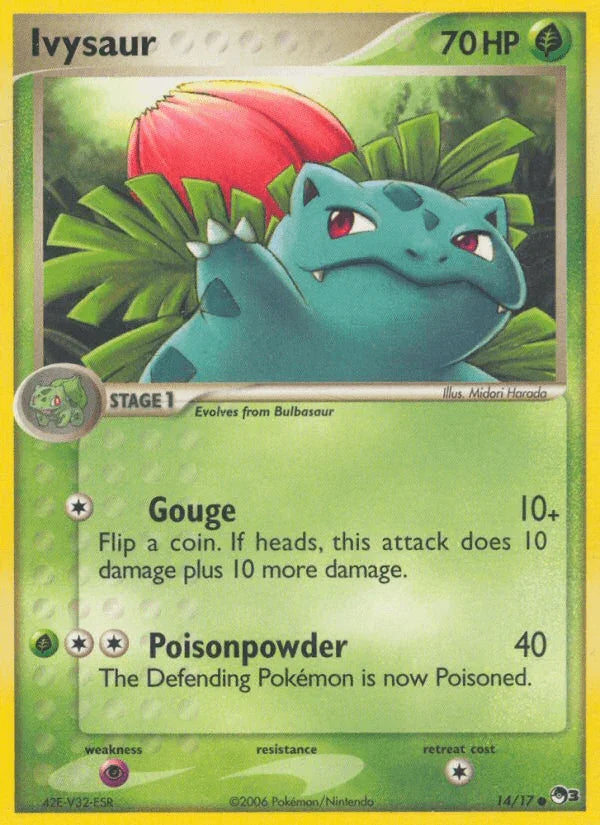 14, Common, Grass, Normal, POP Series 3, Psychic[×2] Ivysaur (14/17) [POP Series 3] - Trading Card World