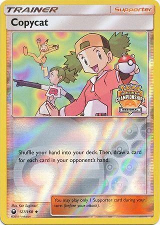 127, Promo, Reverse Holofoil, Sun & Moon: Celestial Storm, Supporter Copycat (127/168) (Regional Championship Promo) [Sun & Moon: Celestial Storm] - Trading Card World