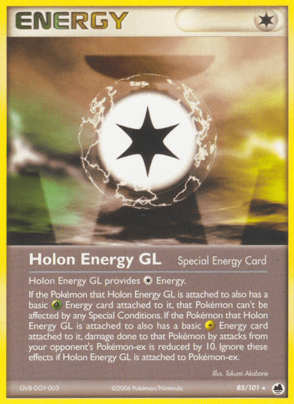 85, Energy, EX: Dragon Frontiers, Normal, Rare Holon Energy GL (85/101) [EX: Dragon Frontiers] - Trading Card World