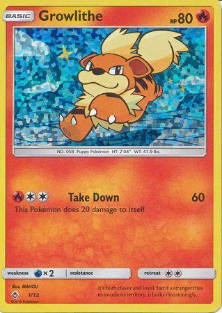 Fire, Holofoil, McDonald's Promos: 2018 Collection, Promo, Water[×2] Growlithe (1/12) [McDonald's Promos: 2018 Collection] - Trading Card World