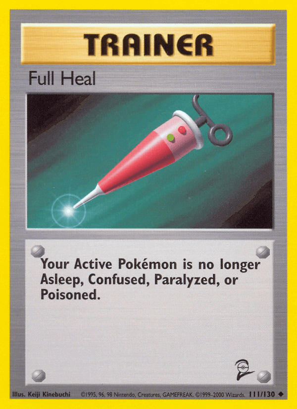 111, Base Set 2, Normal, Trainer, Uncommon Full Heal (111/130) [Base Set 2] - Trading Card World