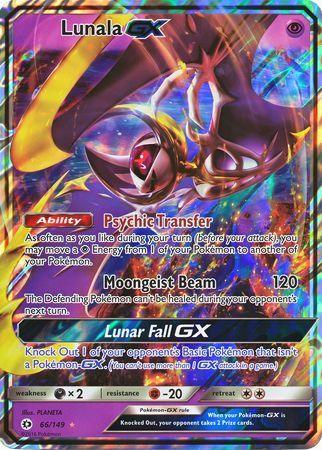 66, Darkness[×2], Fighting[-20], Holofoil, Promo, Psychic, Sun & Moon: Base Set Lunala GX (66/149) (Jumbo Card) [Sun & Moon: Base Set] - Trading Card World