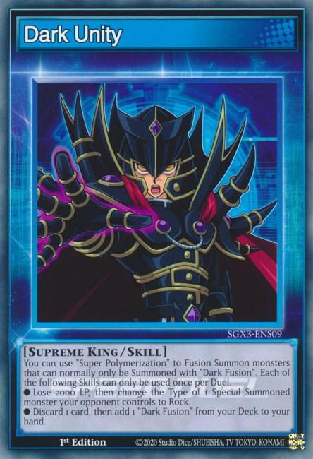 1st Edition, Common, Skill, Speed Duel GX: Duelists of Shadows Dark Unity [SGX3-ENS09] Common - Trading Card World