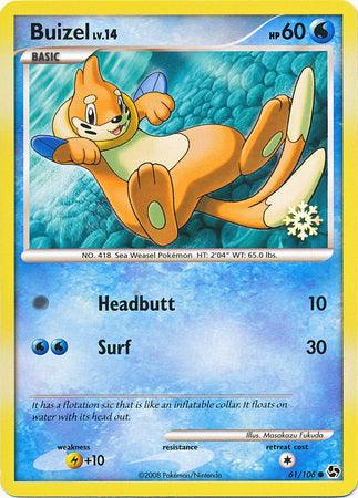 61, Countdown Calendar Promos, Lightning[+10], Normal, Promo, Water Buizel (61/106) [Countdown Calendar Promos] - Trading Card World