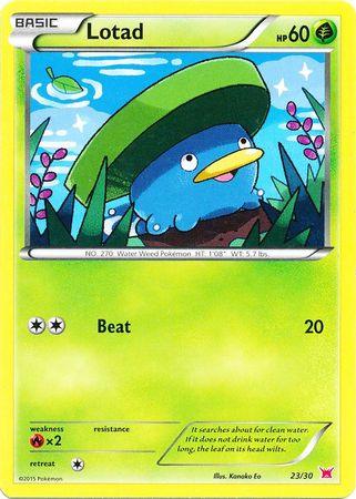 23, Fire[×2], Grass, Normal, Promo, XY: Trainer Kit 2 - Latias Lotad (23/30) [XY: Trainer Kit 2 - Latias] - Trading Card World