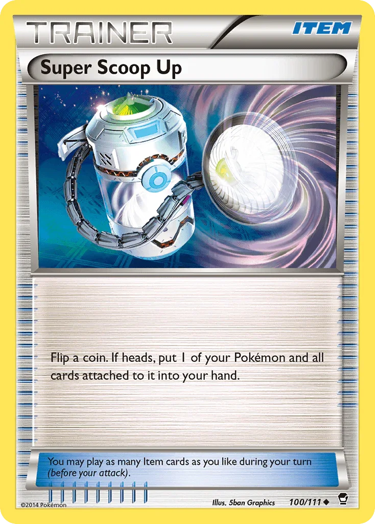 100, Item, Normal, Reverse Holofoil, Uncommon, XY: Furious Fists Super Scoop Up (100/111) [XY: Furious Fists] - Trading Card World
