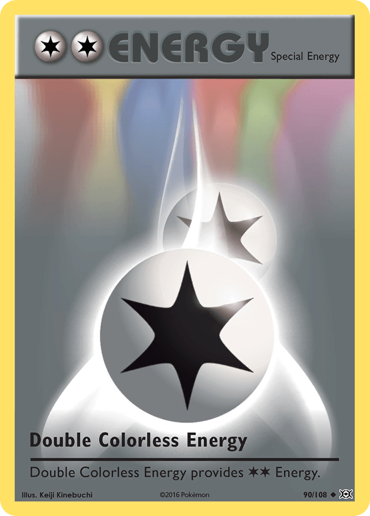 90, Normal, Reverse Holofoil, Special Colorless Energy, Uncommon, XY: Evolutions Double Colorless Energy (90/108) [XY: Evolutions] - Trading Card World