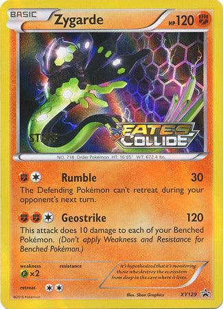 Fighting, Grass[×2], Holofoil, Promo, XY129, XY: Black Star Promos Zygarde (XY129) (Staff) [XY: Black Star Promos] - Trading Card World