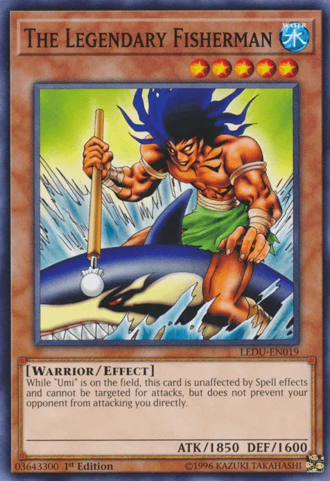 1st Edition, Common, Effect Monster, Legendary Duelists, Warrior, Water The Legendary Fisherman [LEDU-EN019] Common - Trading Card World