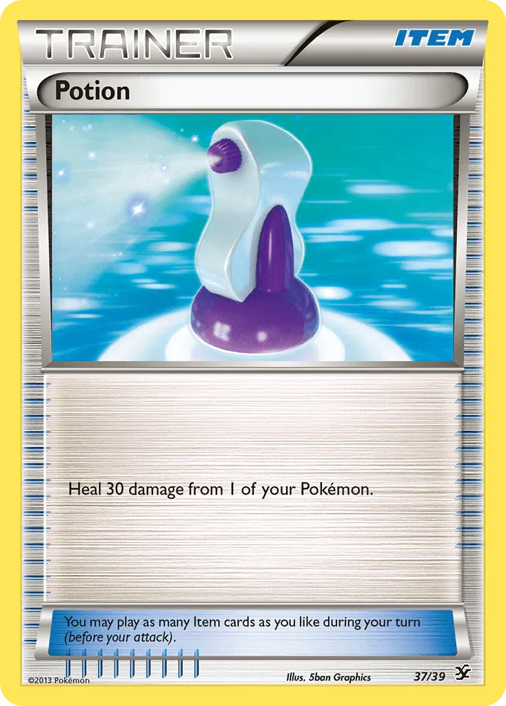 37, Common, Item, Normal, XY: Kalos Starter Set Potion (37/39) [XY: Kalos Starter Set] - Trading Card World
