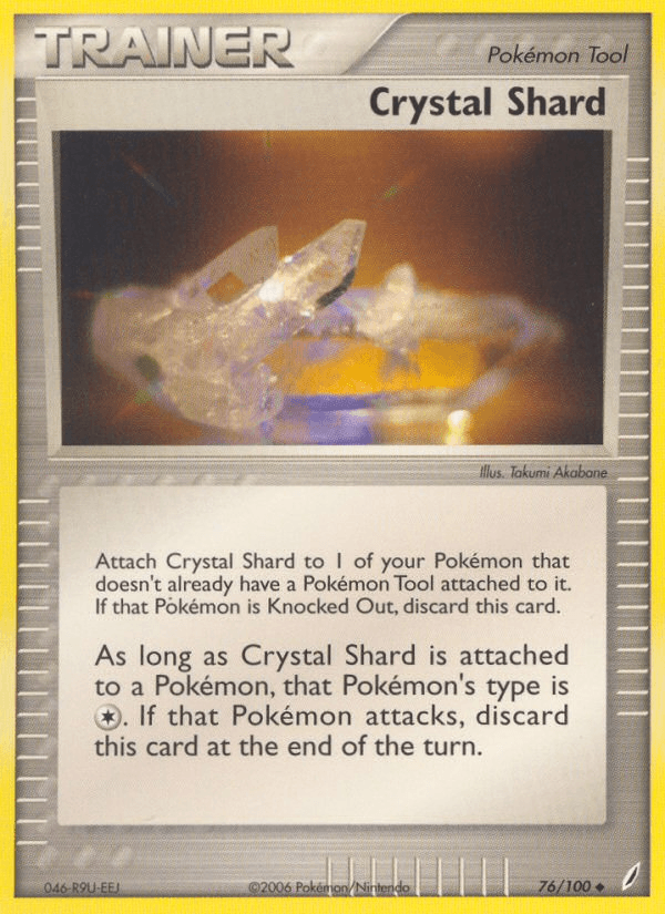 76, EX: Crystal Guardians, Item, Normal, Uncommon Crystal Shard (76/100) [EX: Crystal Guardians] - Trading Card World
