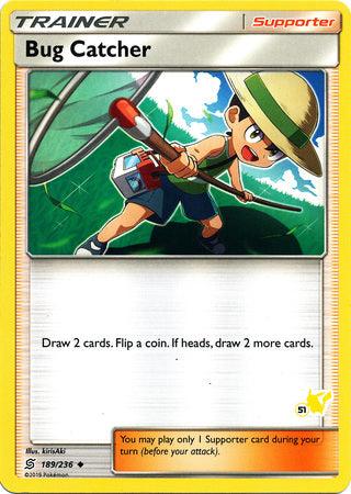 189, Battle Academy 2020, Normal, Promo, Supporter Bug Catcher (189/236) (Pikachu Stamp #51) [Battle Academy 2020] - Trading Card World