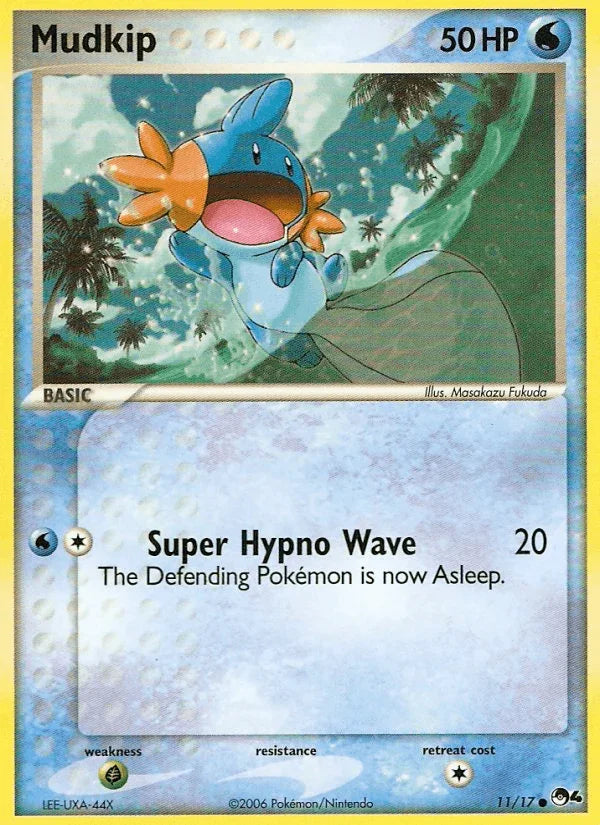 11, Common, Grass[×2], Holofoil, Normal, POP Series 4, Water Mudkip (11/17) [POP Series 4] - Trading Card World