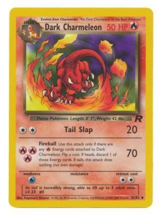 32, Fire, Holofoil, Normal, Promo, Team Rocket Unlimited, Water[×2] Dark Charmeleon (32/82) (W Stamped Promo) [Team Rocket Unlimited] - Trading Card World