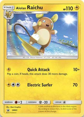 Fighting[×2], Holofoil, Lightning, Metal[-20], Promo, SM65, Sun & Moon: Black Star Promos Alolan Raichu (SM65) (Jumbo Card) [Sun & Moon: Black Star Promos] - Trading Card World