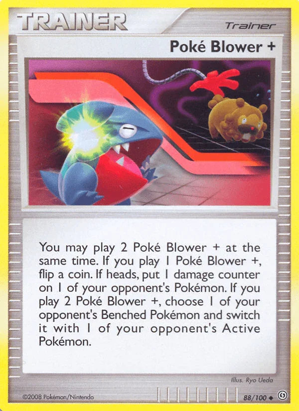 88, Diamond & Pearl: Stormfront, Item, Normal, Reverse Holofoil, Uncommon Poke Blower + (88/100) [Diamond & Pearl: Stormfront] - Trading Card World