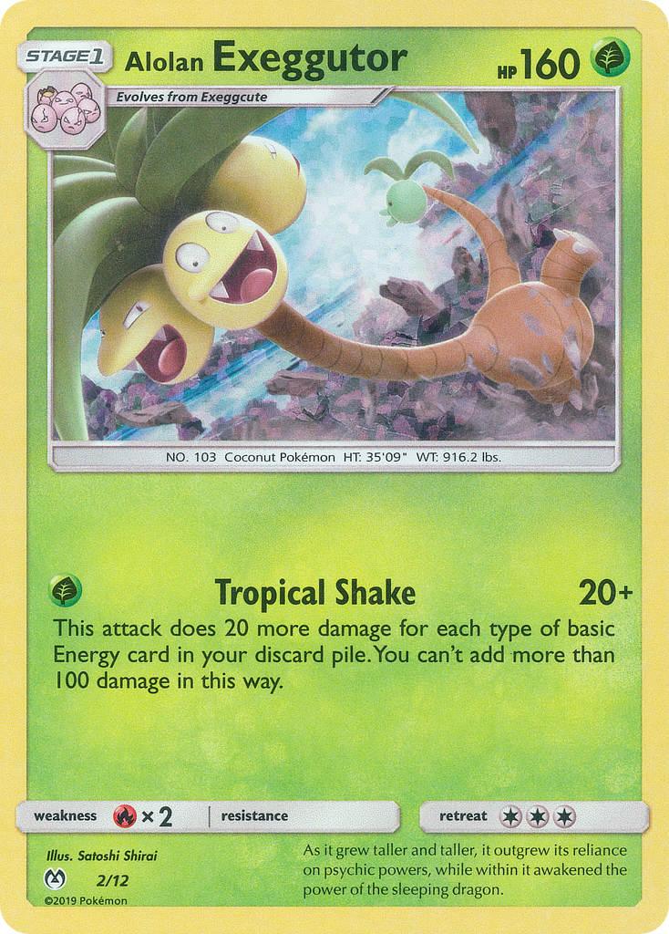 Fire[×2], Grass, Holofoil, McDonald's Promos: 2019 Collection, Promo Alolan Exeggutor (2/12) [McDonald's Promos: 2019 Collection] - Trading Card World