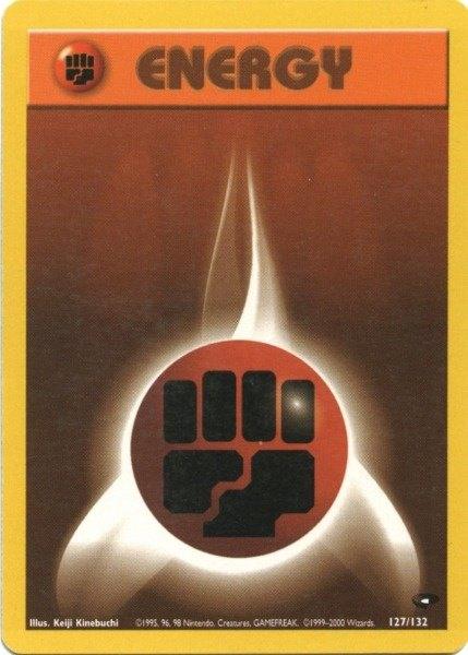 127, Common, Fighting, Gym Challenge Unlimited, Normal Fighting Energy (127/132) [Gym Challenge Unlimited] - Trading Card World