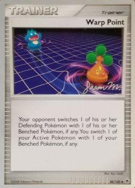 88, Normal, Trainer, Uncommon, World Championships 2009 Warp Point (88/100) (Queengar - Jason Martinez) [World Championships 2009] - Trading Card World