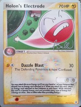 21, Fighting[x2], Lighting, Normal, Rare, World Championships 2006 Holon's Electrode (21/113) (Eeveelutions - Jimmy Ballard) [World Championships 2006] - Trading Card World