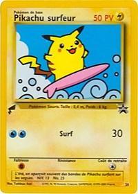 28, Lightning, Normal, Pikachu World Collection Promos, Promo Pikachu (28) (Surfing) [Pikachu World Collection Promos] - Trading Card World
