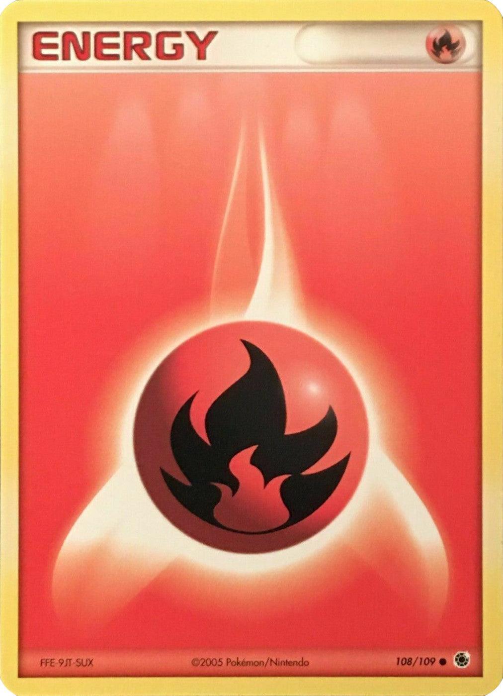108, Common, EX: Battle Stadium, Fire, Normal Fire Energy (108/109) [EX: Battle Stadium] - Trading Card World