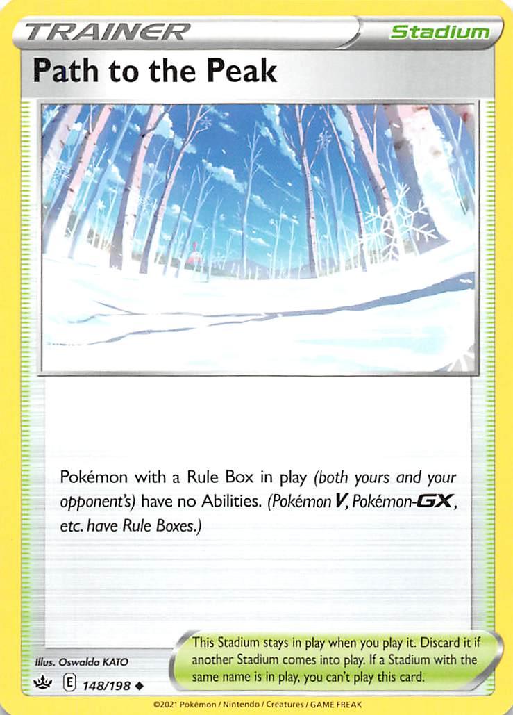 148, Normal, Reverse Holofoil, Stadium, Sword & Shield: Chilling Reign, Uncommon Path to the Peak (148/198) [Sword & Shield: Chilling Reign] - Trading Card World