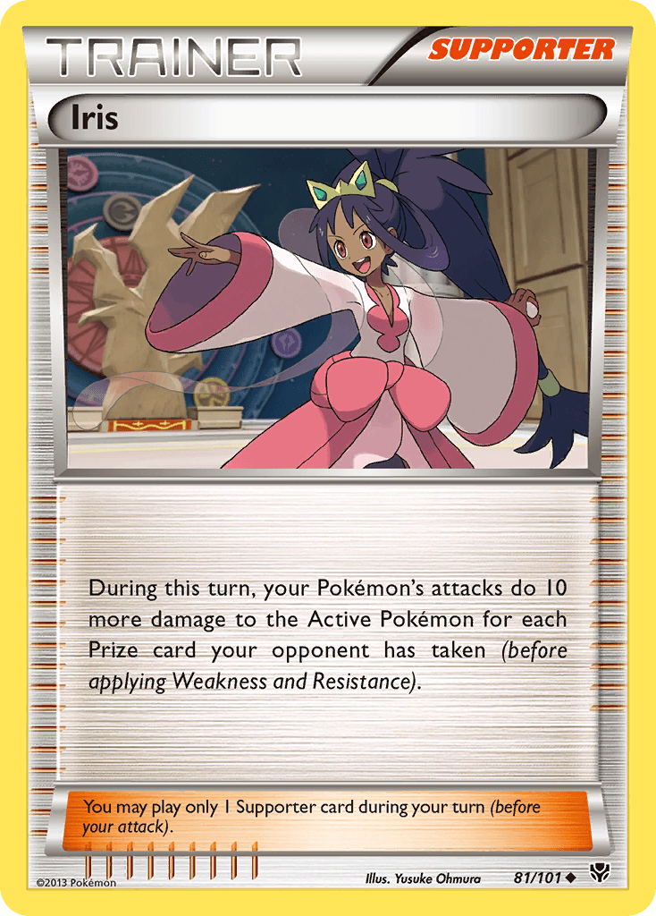 81, Black & White: Plasma Blast, Normal, Reverse Holofoil, Supporter, Uncommon Iris (81/101) [Black & White: Plasma Blast] - Trading Card World