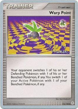 116, Normal, Trainer, Uncommon, World Championships 2007 Warp Point (116/130) (Flyvees - Jun Hasebe) [World Championships 2007] - Trading Card World