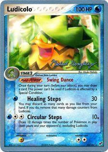 10, Lightning[x2], Normal, Rare, Water, World Championships 2005 Ludicolo (10/107) (King of the West - Michael Gonzalez) [World Championships 2005] - Trading Card World