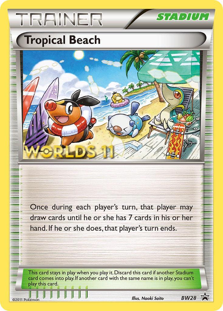 Black & White: Black Star Promos, BW28, Normal, Promo, Stadium Tropical Beach (BW28) (Finalist) [Black & White: Black Star Promos] - Trading Card World