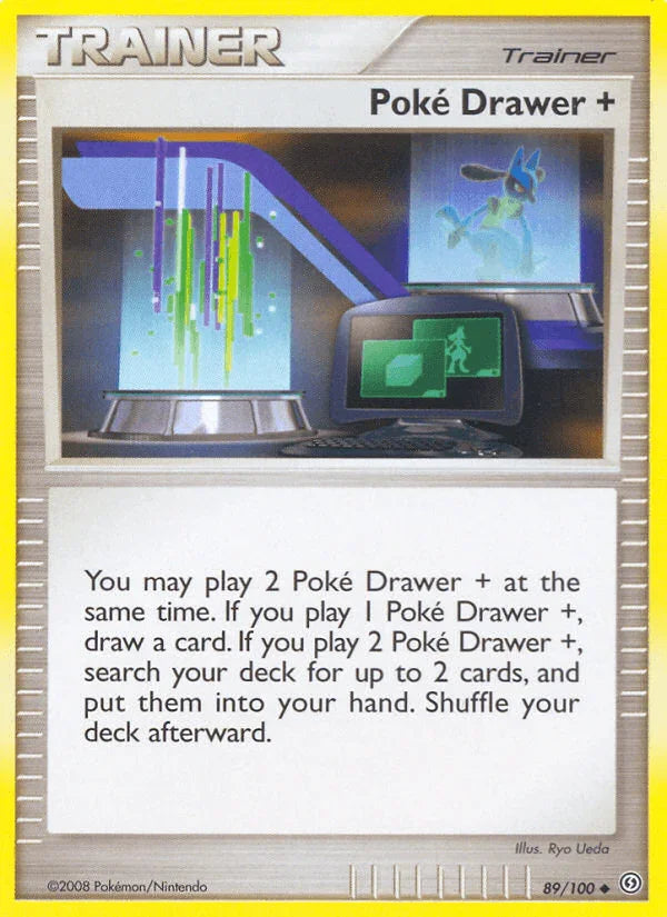 89, Diamond & Pearl: Stormfront, Item, Normal, Reverse Holofoil, Uncommon Poke Drawer + (89/100) [Diamond & Pearl: Stormfront] - Trading Card World