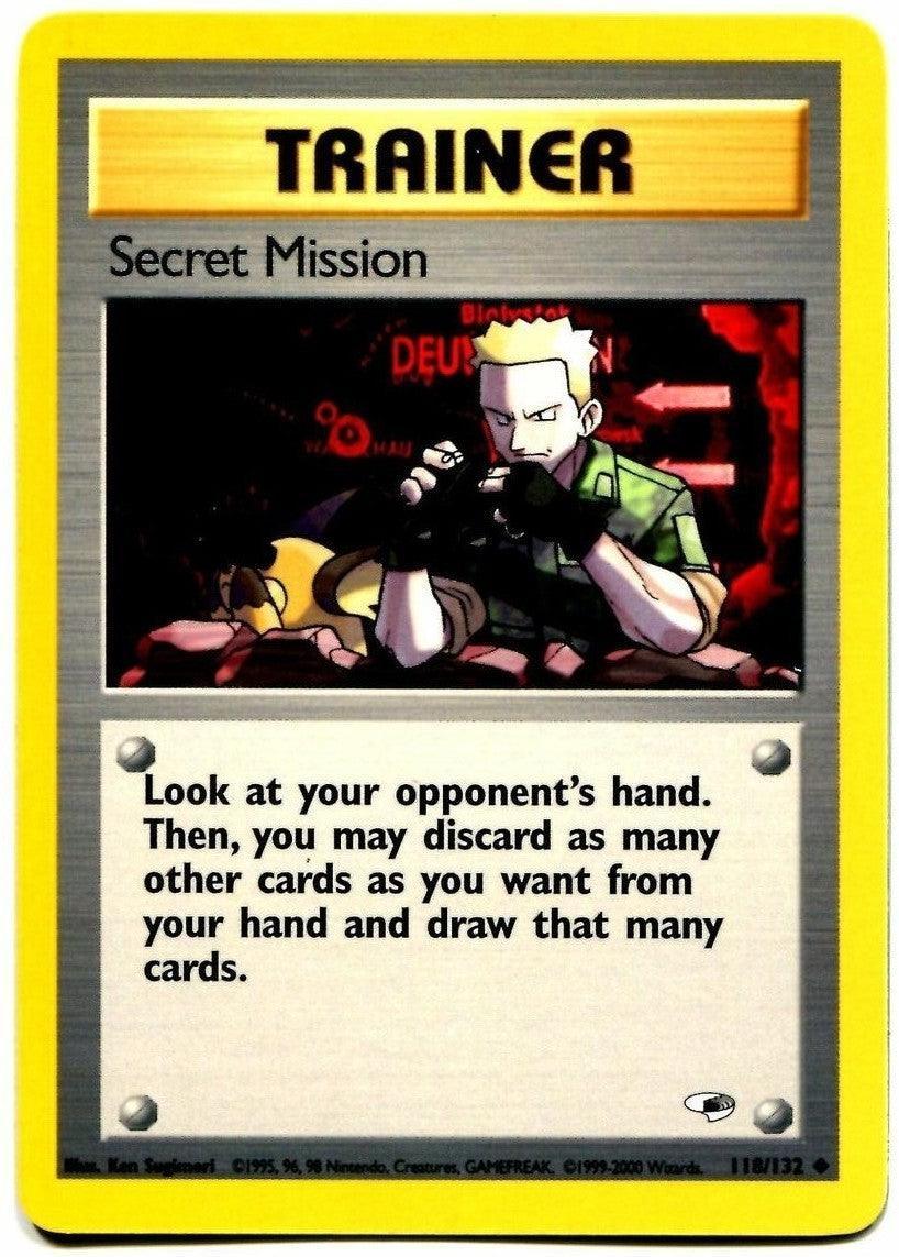 118, Gym Heroes Unlimited, Item, Normal, Uncommon Secret Mission (118/132) [Gym Heroes Unlimited] - Trading Card World