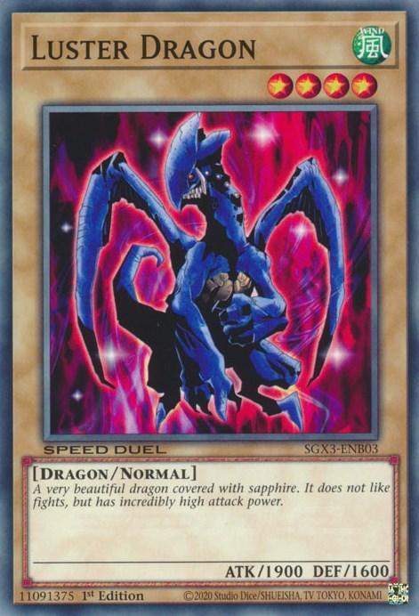 1st Edition, Common, Dragon, Normal Monster, Speed Duel GX: Duelists of Shadows, Wind Luster Dragon [SGX3-ENB03] Common - Trading Card World