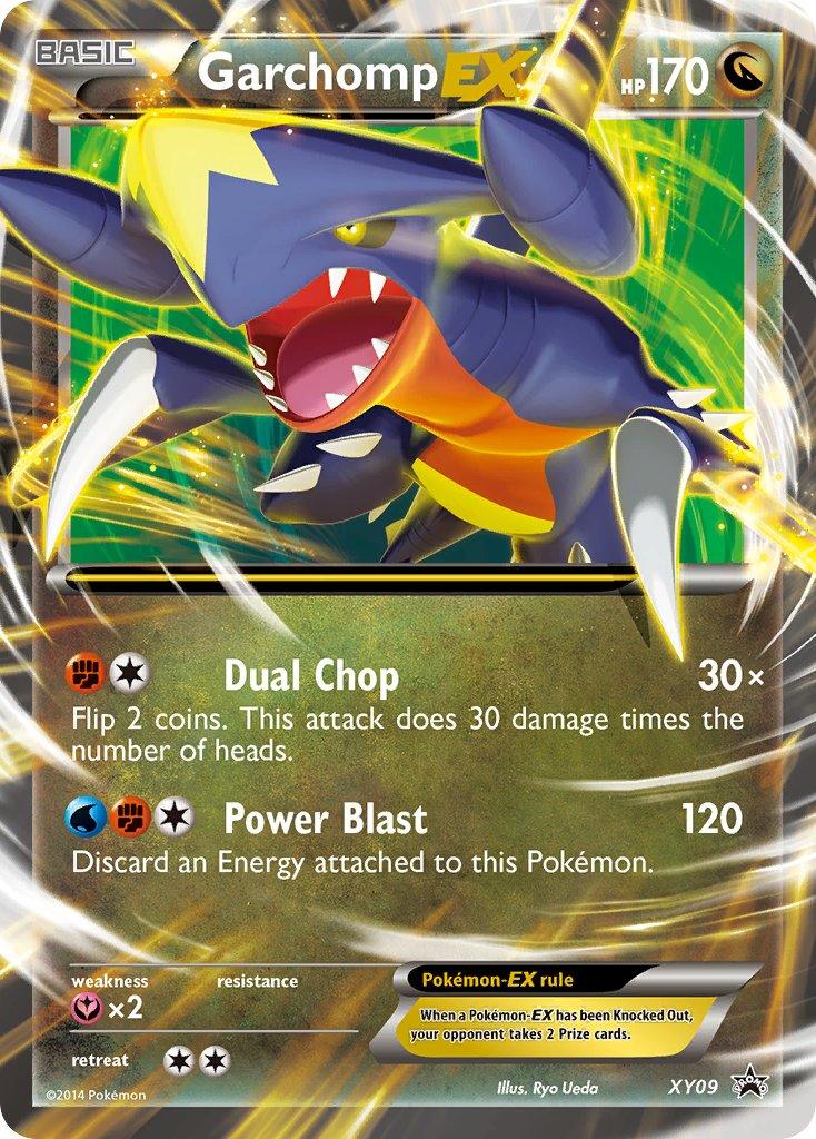 Dragon, Fairy [x2], Holofoil, Promo, XY09, XY: Black Star Promos Garchomp EX (XY09) [XY: Black Star Promos] - Trading Card World