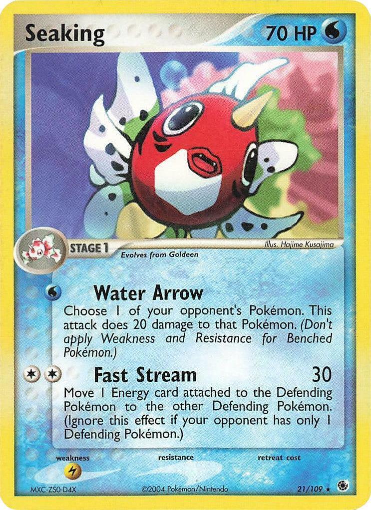 21, EX: Battle Stadium, Lightning[×2], Normal, Rare, Water Seaking (21/109) [EX: Battle Stadium] - Trading Card World
